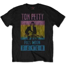 Tom Petty & The Heartbreakers, Tričko Full Moon Fever, Unisex, Čierna