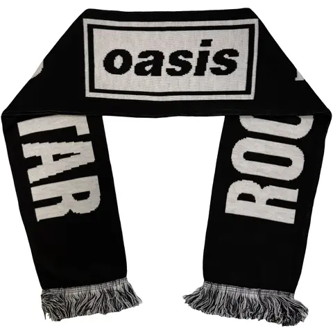 Unisex Scarf: Live '25 Football (Black & White)