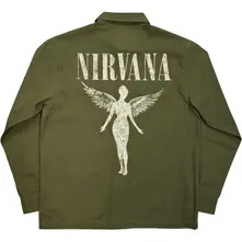 Unisex Casual Shirt: In Utero Logo (Green) thumbnail