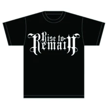 Rise to Remain, Tričko Logo, Unisex, Čierna