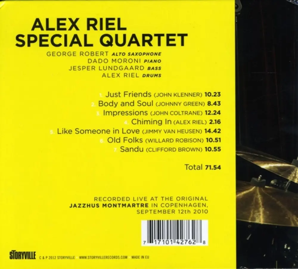 Alex Riel Special Quartet – FULL HOUSE (CD)