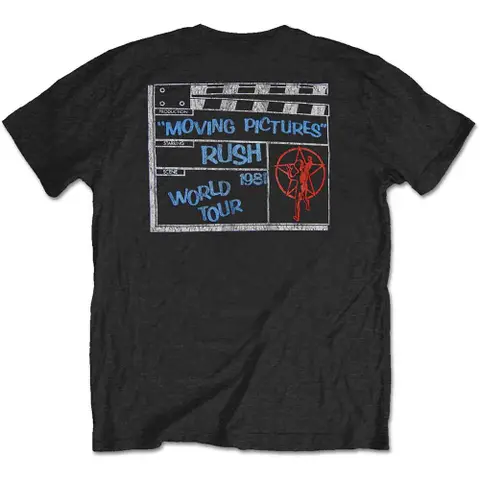 Rush – Tričko 1981 Tour (Čierna), Unisex, Čierna