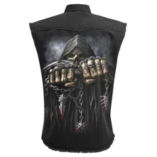 Unisex Worker Shirt: Game Over (Black) (Back Print) thumbnail