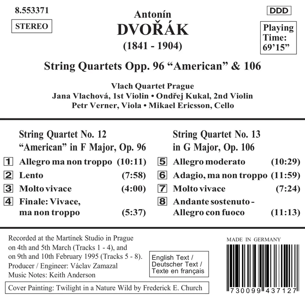 STRING QUARTETS OP.96/106
