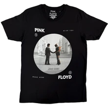 Pink Floyd, Tričko Man on Fire, Unisex, Čierna