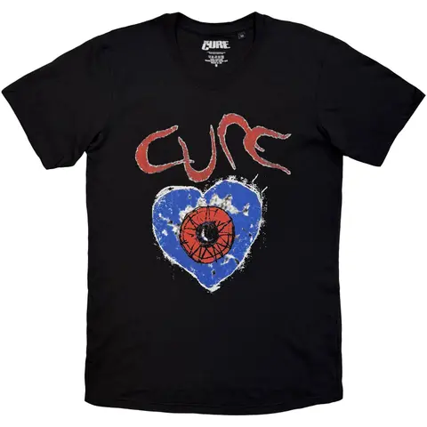 The Cure – Tričko Wish Tour '92, Unisex, Čierna