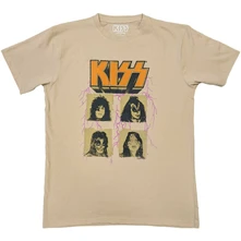 Kiss, Tričko Lightning Photo, Unisex, Natural