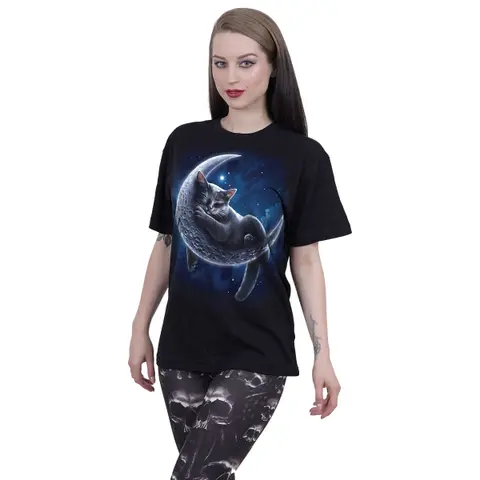 Spiral – Tričko Velvet Moon (Čierna), Unisex, Čierna