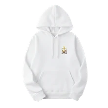 Momo, Mikina Milovaný logo basic, Unisex, Biela
