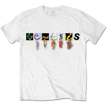 Genesis, Tričko Characters Logo, Unisex, Biela