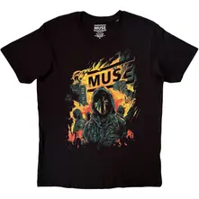 Unisex T-Shirt: Burning (Black) thumbnail