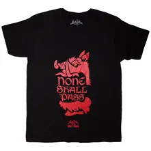 Unisex T-Shirt: None Shall Pass (Black) thumbnail