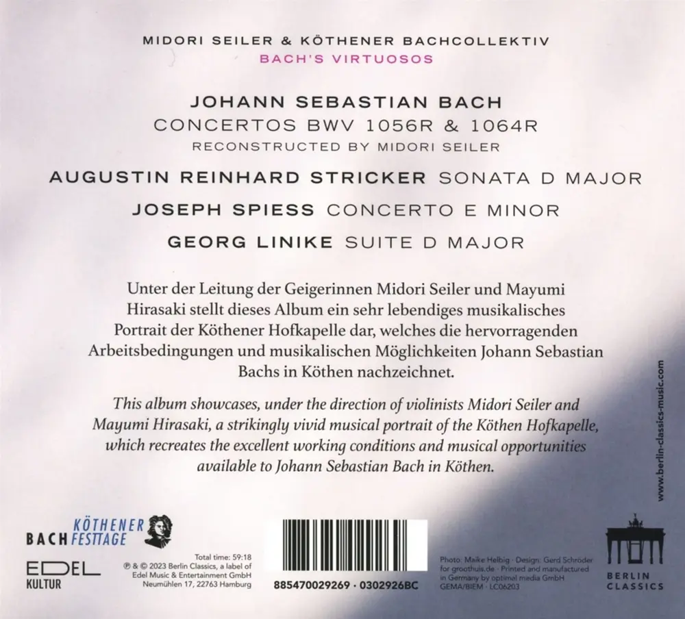 BACH'S VIRTUOSO CIRCLE