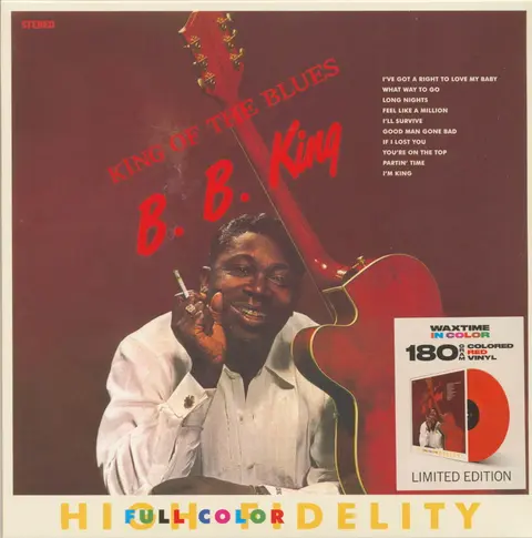 B. B. King – Vinyl KING OF THE BLUES (Red Vinyl)
