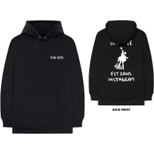 The 1975, Mikina ABIIOR Est Dans Instagram, Unisex, Čierna