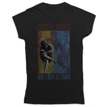 Guns N’ Roses, Tričko Use Your Illusion, Žena, Čierna
