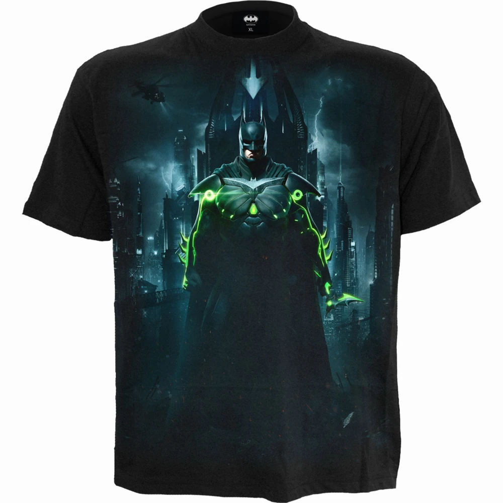 Unisex T-Shirt: Batman Injustice 2 (Black) (Back Print)