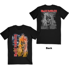 Iron Maiden, Tričko First Album Track list V.3., Unisex, Čierna