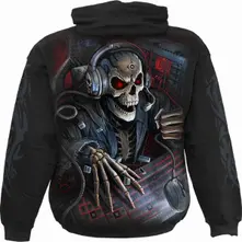 Kids Pullover Hoodie: PC Gamer (Black) (Back & Sleeve Print) thumbnail