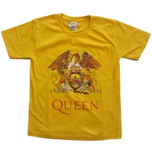 Queen, Tričko Classic Crest, Dieťa, Žltá