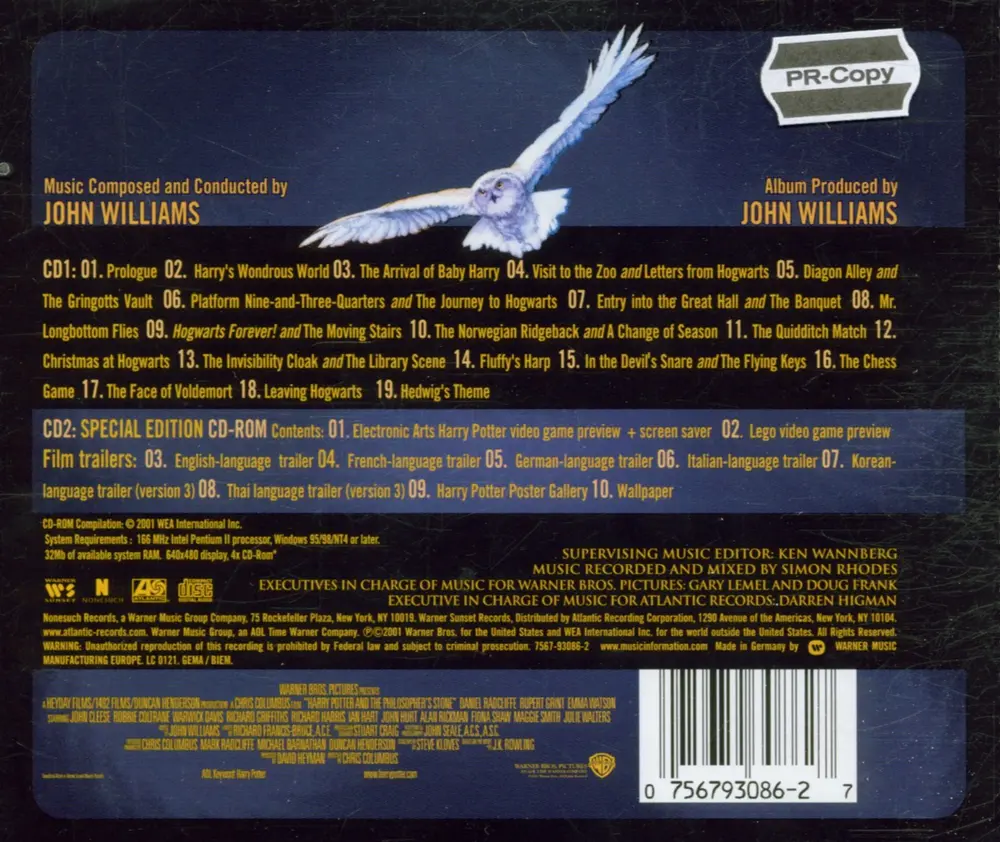 Harry Potter And The Philosopher's Stone (Music From And Inspired By The Motion Picture)