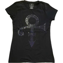 Prince, Tričko Purple Symbol, Žena, Čierna