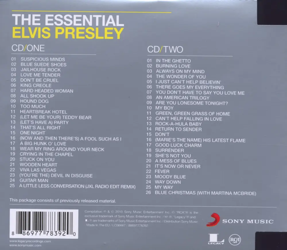 ESSENTIAL ELVIS PRESLEY