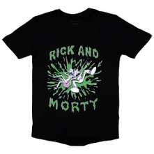 Unisex T-Shirt: Green Splat (Black)