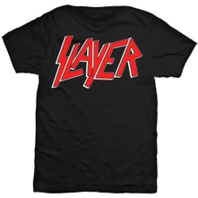 Slayer, Tričko Classic Logo, Unisex, Čierna
