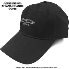 Ariana Grande, Šiltovka Sweetener 2, Unisex, Čierna