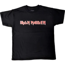 Iron Maiden, Tričko Logo, Dieťa, Čierna