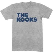 The Kooks, Tričko Logo, Unisex, Šedá