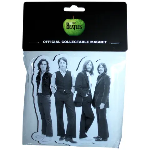 Fridge Magnet: White Album Iconic Image Embossed