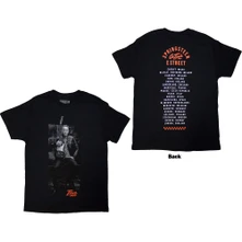 Bruce Springsteen, Tričko Tour '24 Wheel, Unisex, Čierna