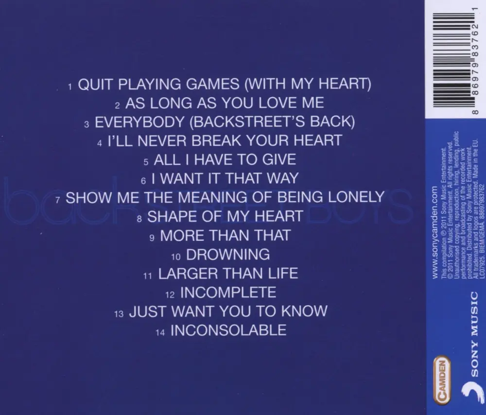 The Very Best Of The Backstreet Boys