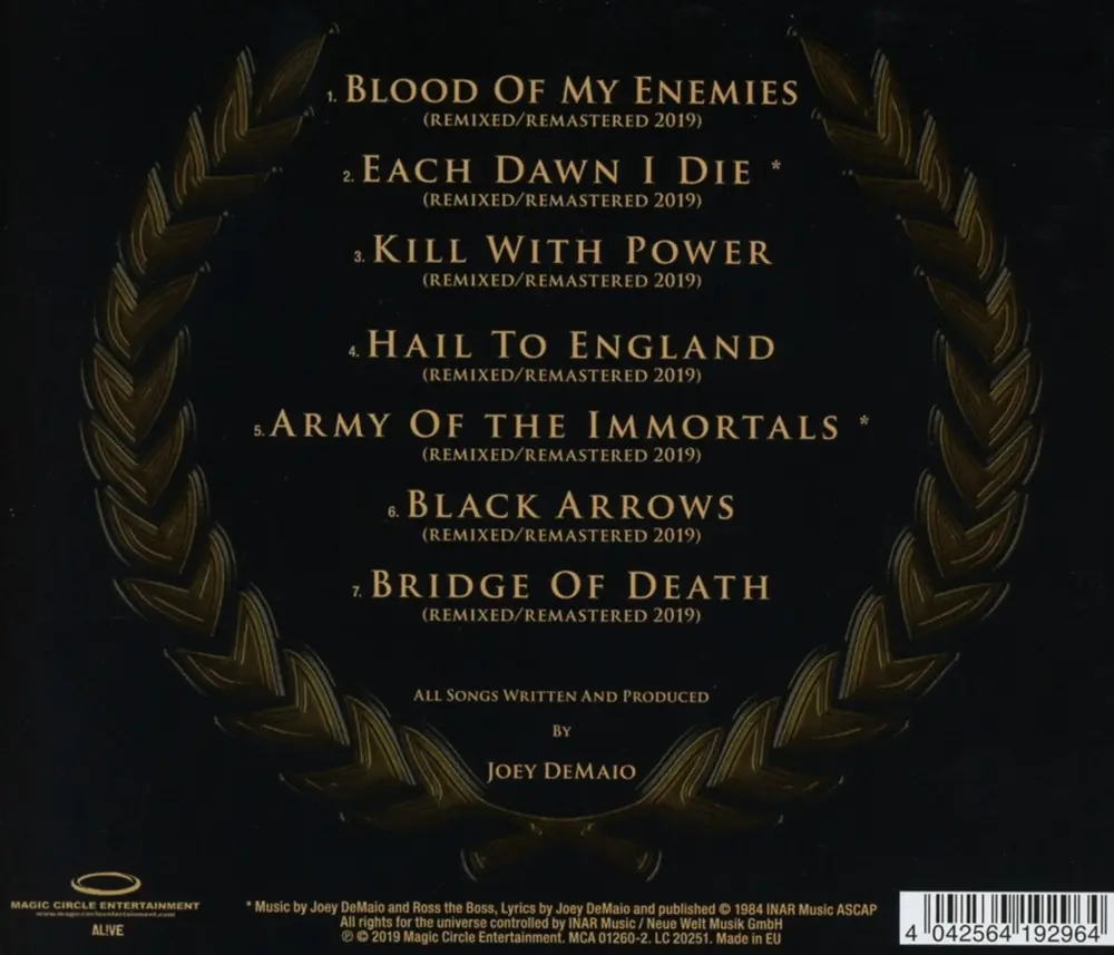 Hail To England (Imperial Edition MMXIX)