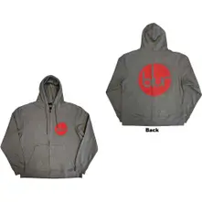 Blur – Circle Logo (Šedá) (Mikina na zips)
