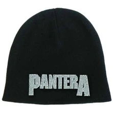 Pantera, Čapica Logo, Unisex, Čierna
