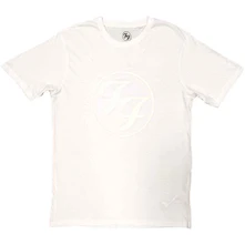 Foo Fighters, Tričko Ff Logo, Unisex, Biela