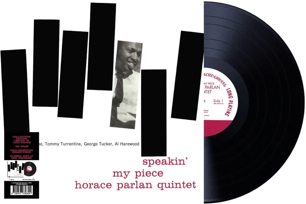 Horace Parlan Quintet – SPEAKIN' MY PIECE (Red Vinyl) (Vinyl)