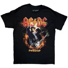 Unisex T-Shirt: Angus Horns EU Tour '25 (Black) (Back Print & Ex-Tour) thumbnail