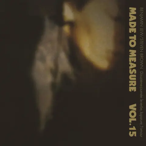 Benjamin Lew & Steven Brown – Vinyl MADE TO MEASURE VOL.15 - DOUZIEME JOURNEE