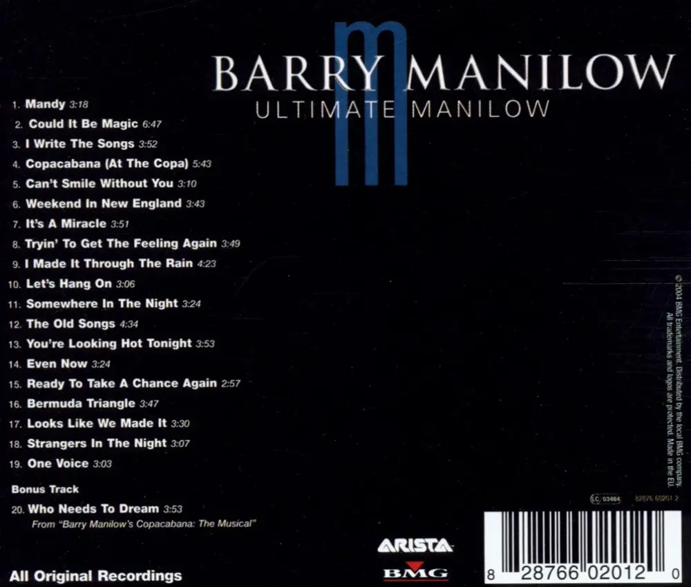 Barry Manilow – Ultimate Manilow (CD)