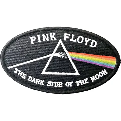 Dark Side of the Moon Oval Black Border