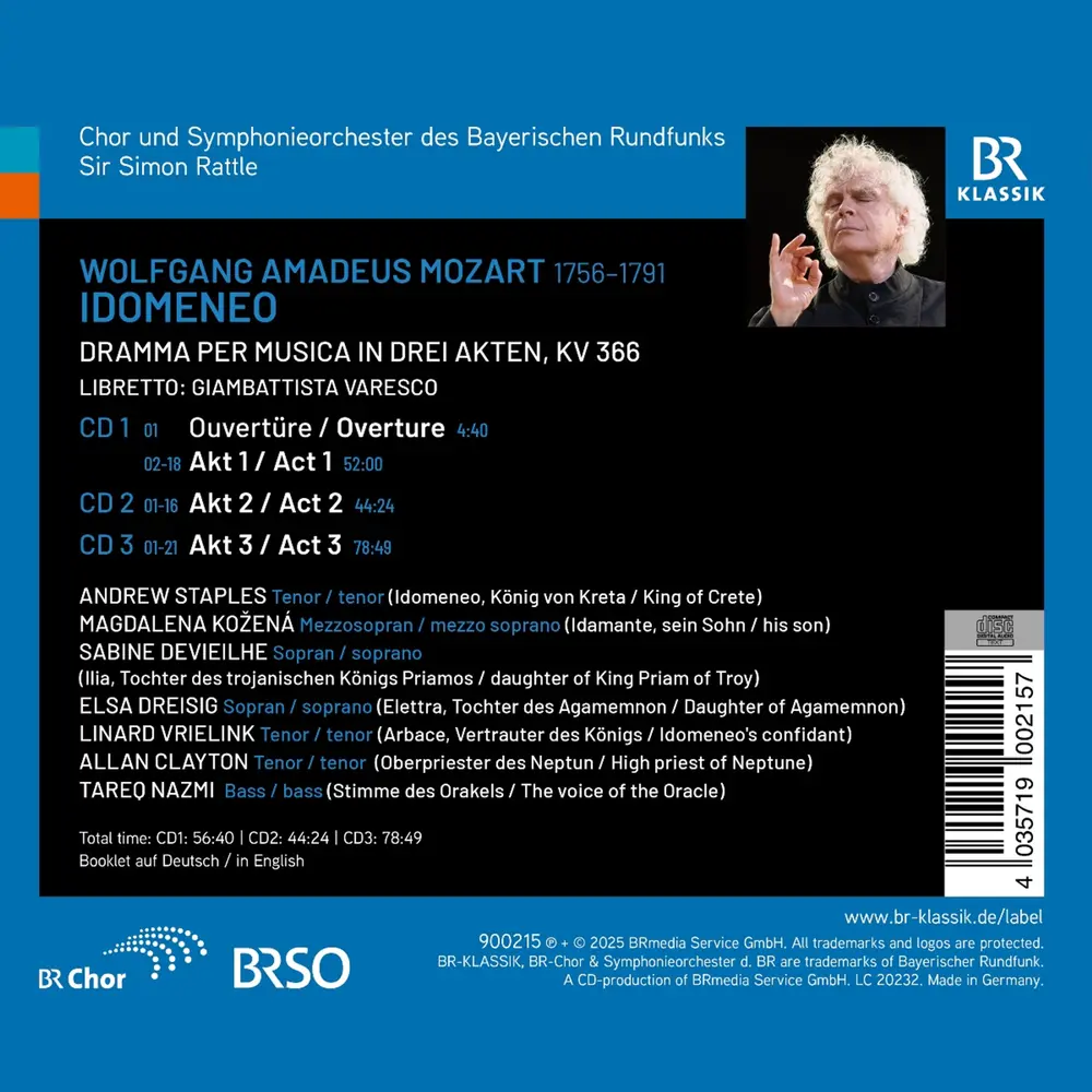 W. A. MOZART: IDOMENEO