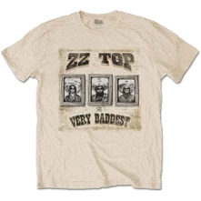 ZZ Top, Tričko Very Baddest, Unisex, Natural