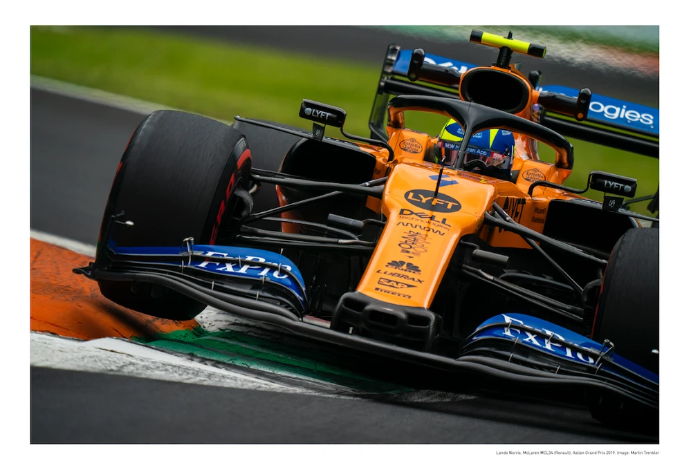 Lando Norris, McLaren MCL34, VC Talianska 2019