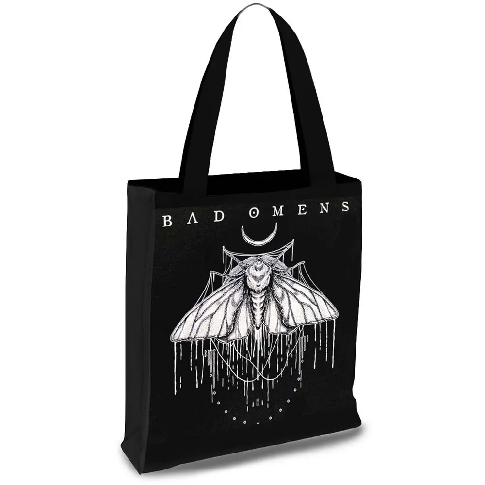 Tote Bag: Moth (Black)