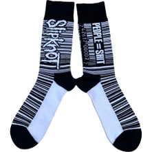 Slipknot, Ponožky Barcode, Unisex, Čierna