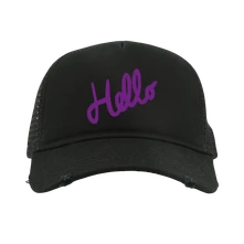 Šiltovka Purple Hello